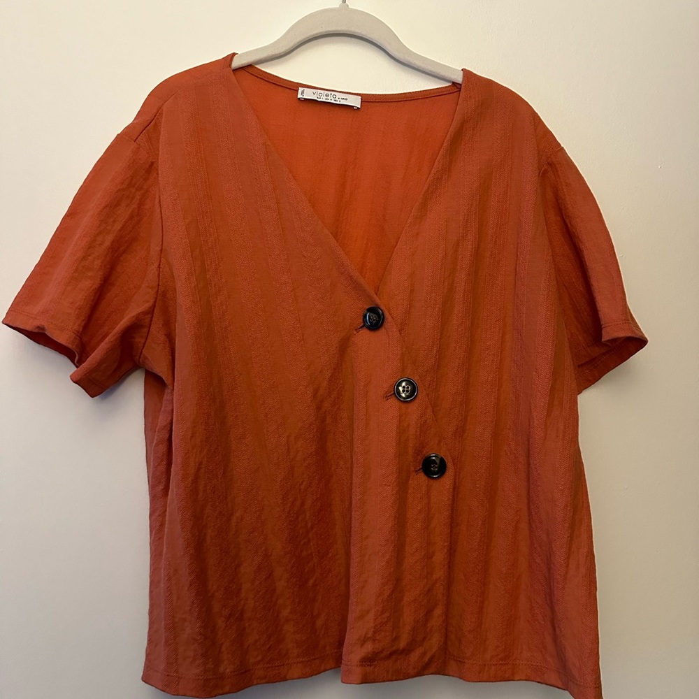 Mango Short Sleeve Top
